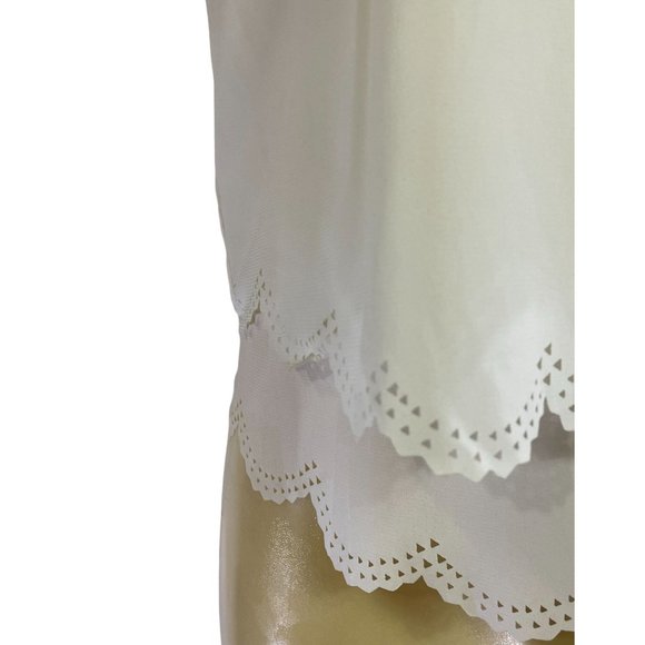 NWT Hubiefly Boho Sleeveless Size Large Color White Women's Shirt - Picture 4 of 8